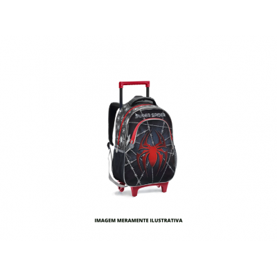 MOCHILA - SEANITE - ESCOLAR DE RODINHAS SUPER SPIDER